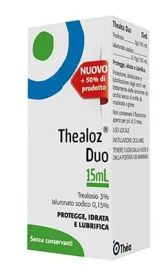 Thea Farma Thealoz Duo Picături hidratante pentru ochi 15ml fără conservanți Ochi uscat — preț și oferte