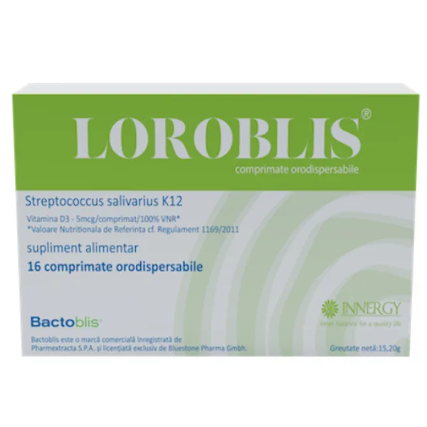 Loroblis, Innergy | 16 comprimate orodispersabile — preț și oferte