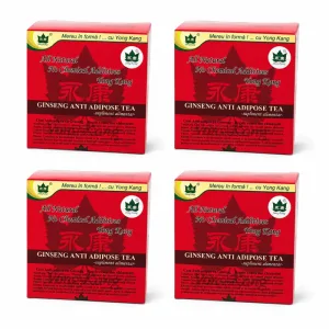 Ceai antiadipos cu Ginseng, 4x30 plicuri, Yong Kang