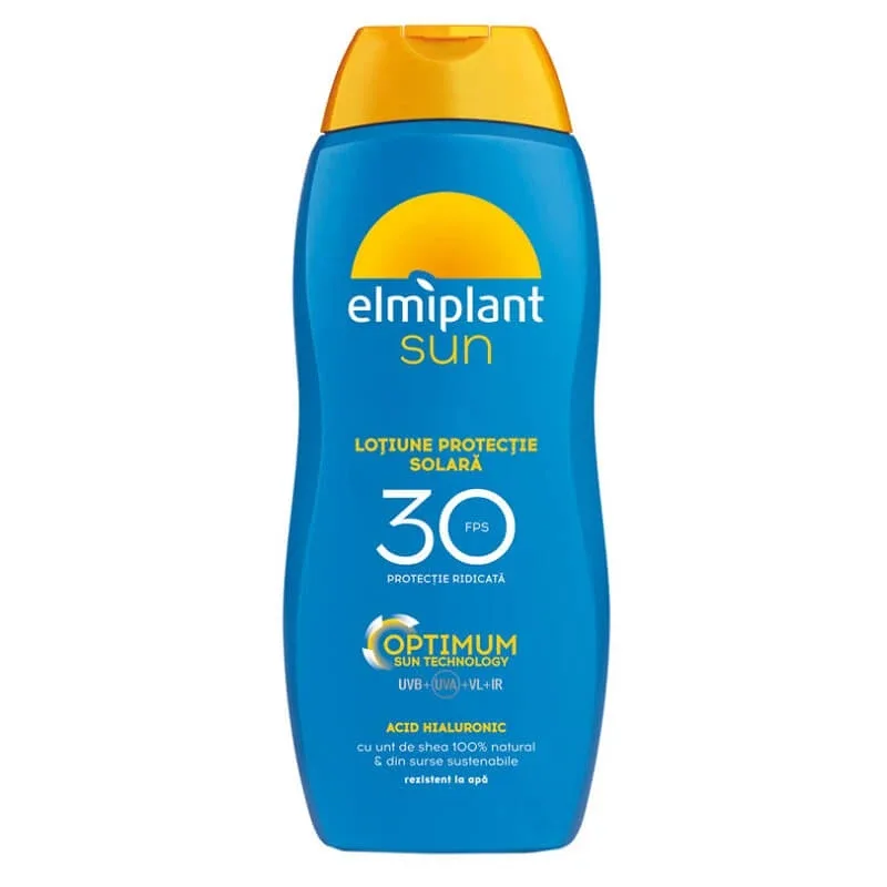 Lotiune cu protecție solara ridicata SPF 30 Optimum Sun, 200 ml, Elmiplant — preț și oferte