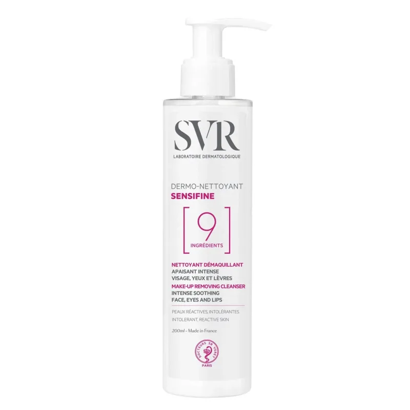 SVR Sensifine Dermo-Nettoyant Demachiant intensiv calmant pentru față și ochi, 200 ml SVR LABORATORIES — preț și oferte