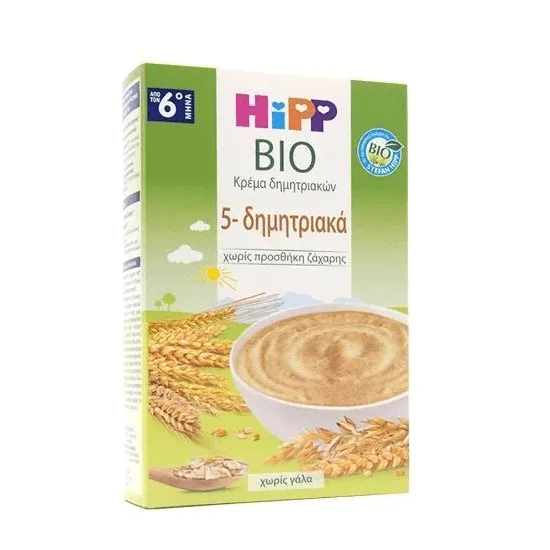 HIPP Bio Baby Cream 5 Cereale fără lapte de la 6 luni 200g — preț și oferte