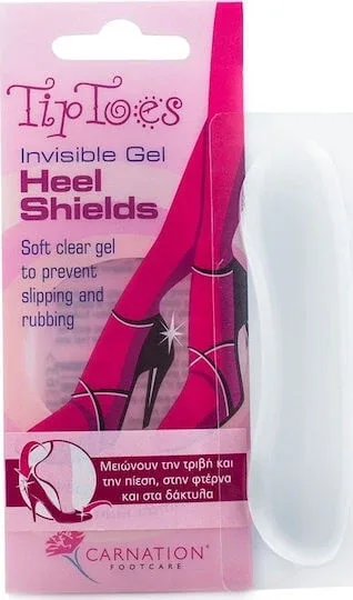 CARNATION Tip Toes Invisible Gel Heel Shields, gel transparent conceput pentru a reduce frecarea în interiorul pantofului 1 pereche — preț și oferte