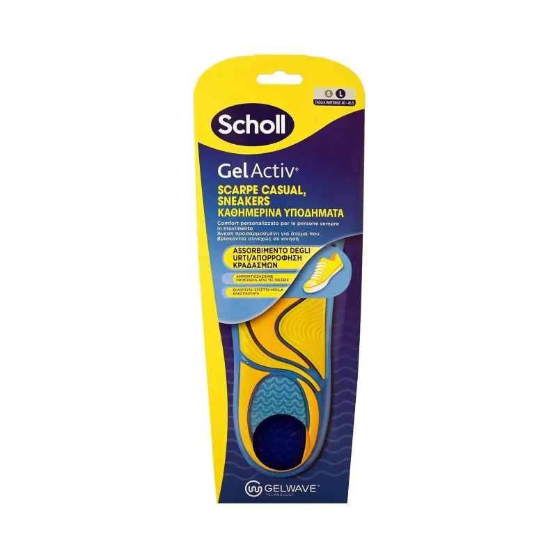 SCHOLL Gel Activ tălpi interioare pentru pantofi de zi cu zi L (nr. 40-46.5) — preț și oferte