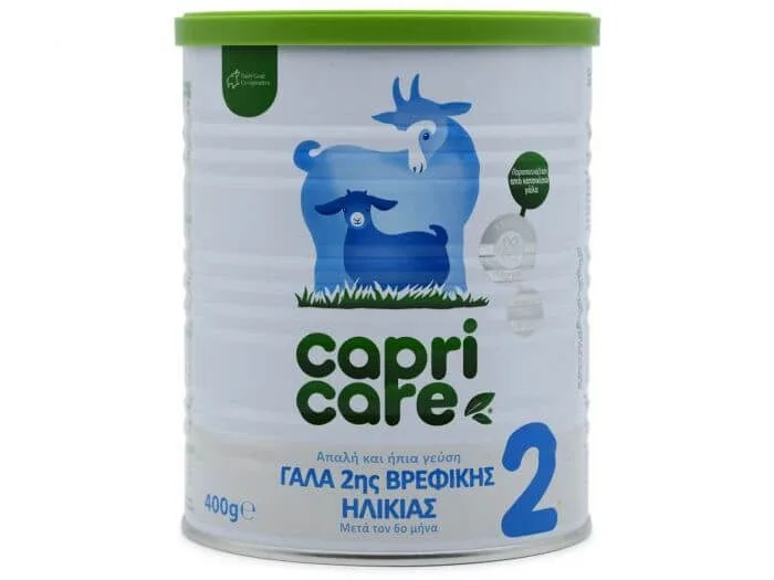 CAPRI CARE No2 Lapte pentru bebeluși pe bază de lapte de capră, din luna a 6-a, 400gr — preț și oferte