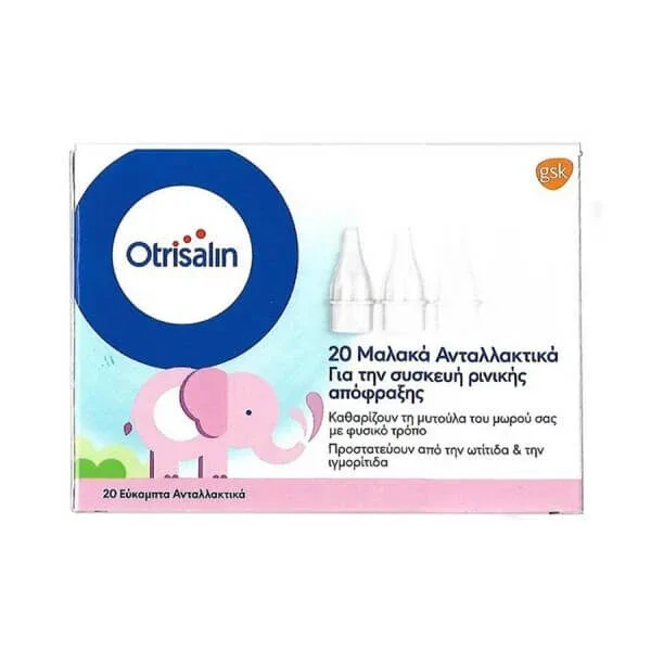OTRISALIN Piese de schimb flexibile pentru dispozitivul de obstrucție nazală cu filtru absorbant de unică folosință x20 bucăți — preț și oferte