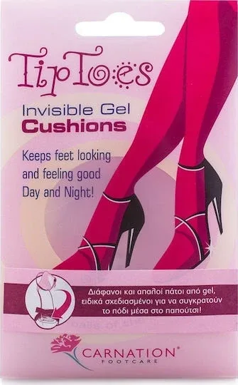 CARNATION TipToes Invisible Gel Metatarsal Insoles pentru leagăne 2 bucăți — preț și oferte