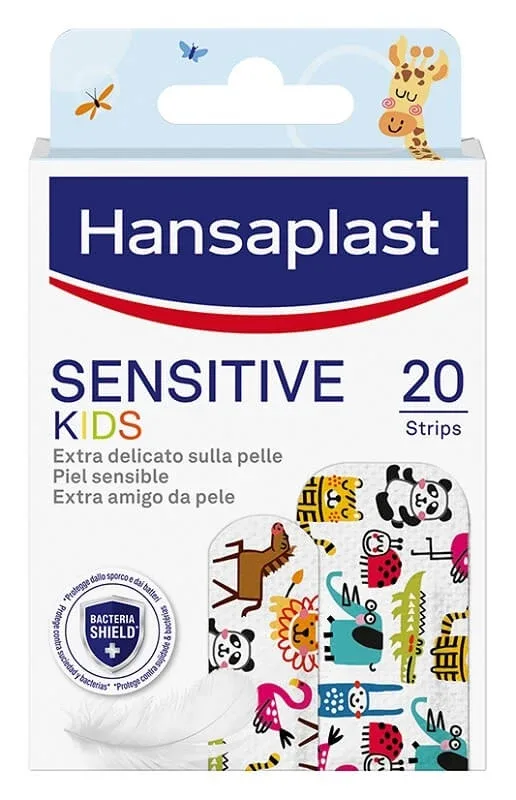 Hansaplast Kids Sensitive Animals Band-Aids Child 20 bucăți asortate — preț și oferte