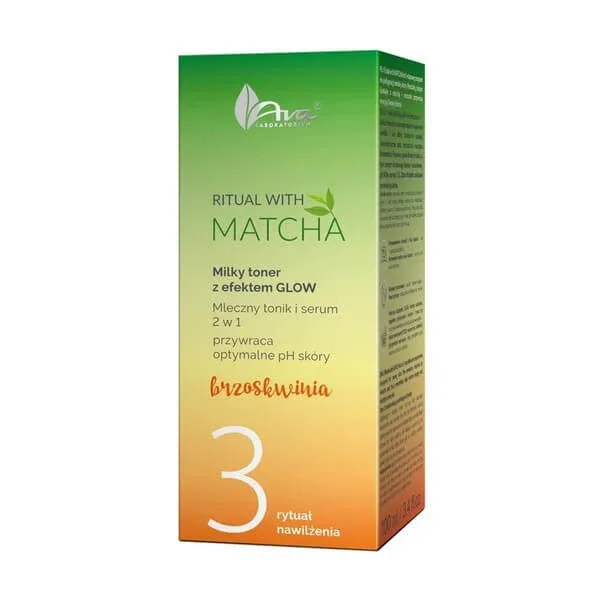 AVA Ritual cu Matcha, tonic și ser facial lăptos, 2 în 1, 100 ml. — preț și oferte