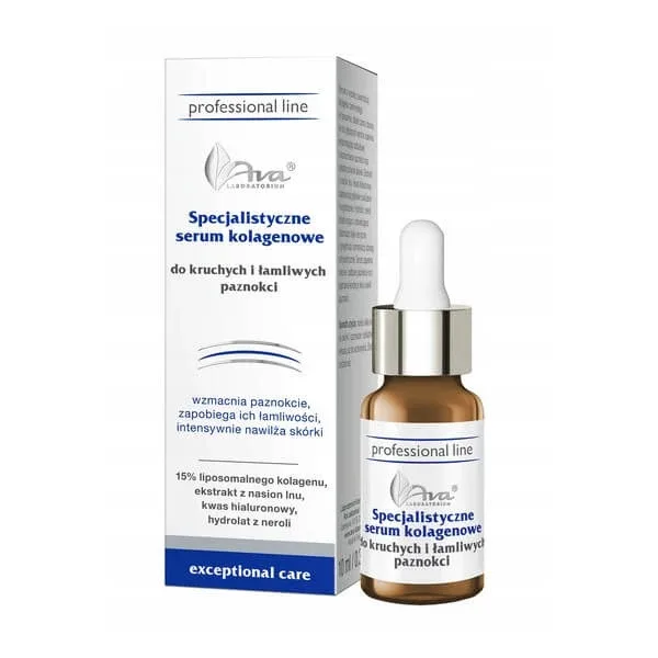 AVA Professional Line, ser de colagen pentru regenerarea cuticulelor și unghiilor, 10 ml — preț și oferte