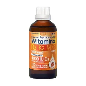 Asepta Vitamina D3 K2 MK7 Forte, picături, 100 ml