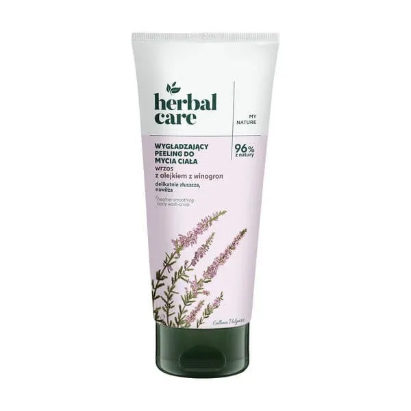 Herbal Care, exfoliant de corp neted, Heather cu ulei de semințe de struguri, 200 ml — preț și oferte