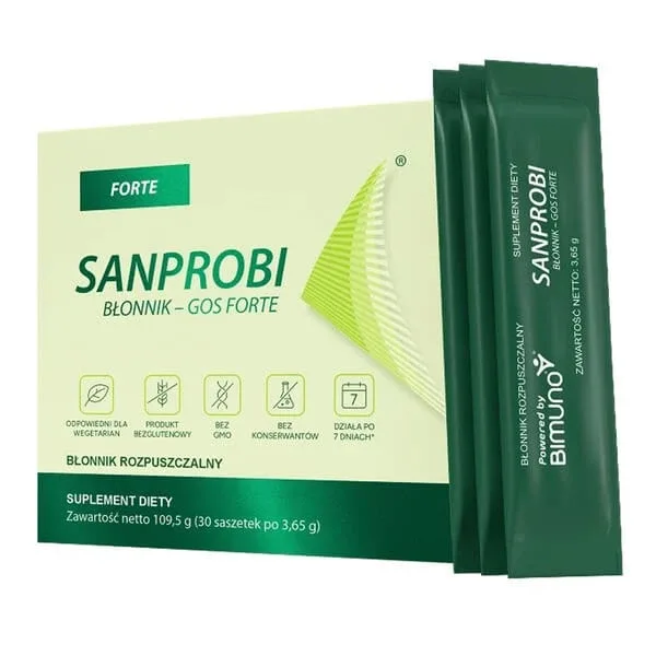 Sanprobi Fibre GOS Forte, pliculețe cu pulbere, 30 buc. — preț și oferte