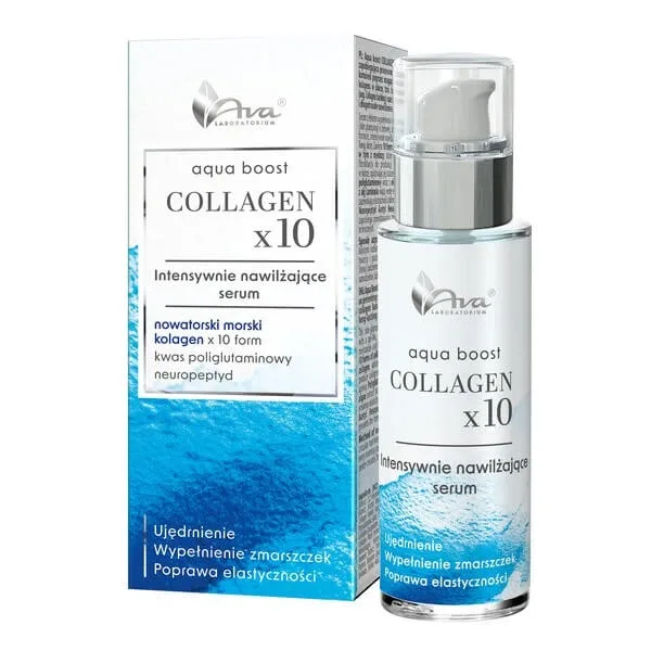 AVA Aqua Boost Collagen, ser hidratant intensiv, 30 ml — preț și oferte