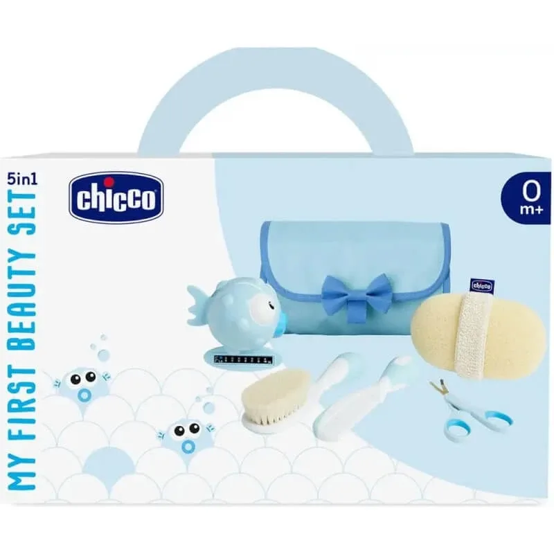 Chicco il mio primo beauty - set de igienă pentru bebeluși albastru deschis — preț și oferte
