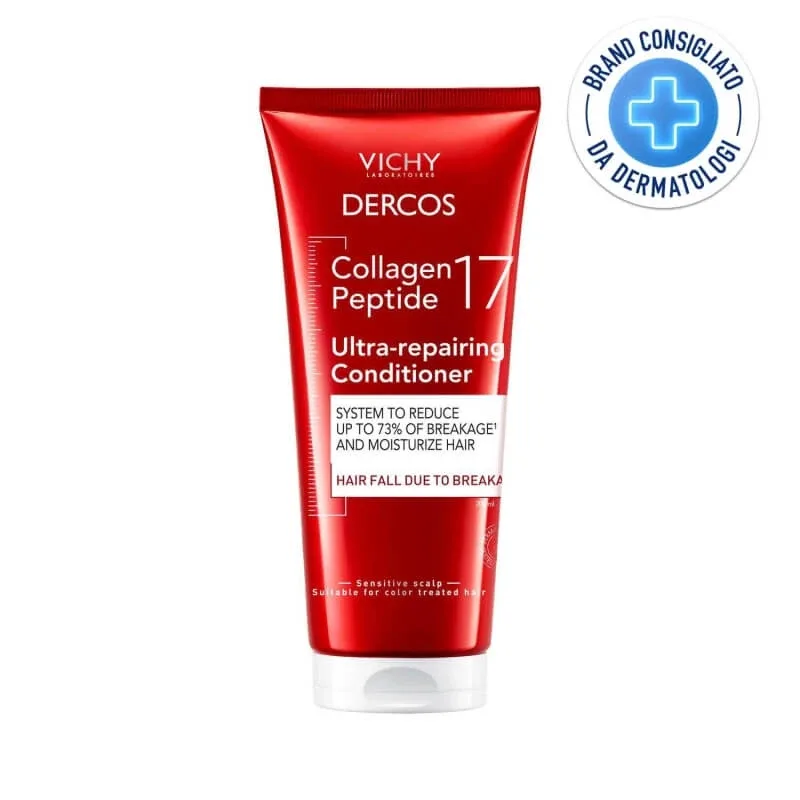 Vichy dercos peptidă de colagen 17 - balsam reparator pentru părul deteriorat 200 ml — preț și oferte