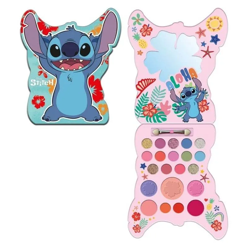 Trusa Disney Stitch - 3 luciuri de buze + 15 farduri + 3 farduri de obraz — preț și oferte