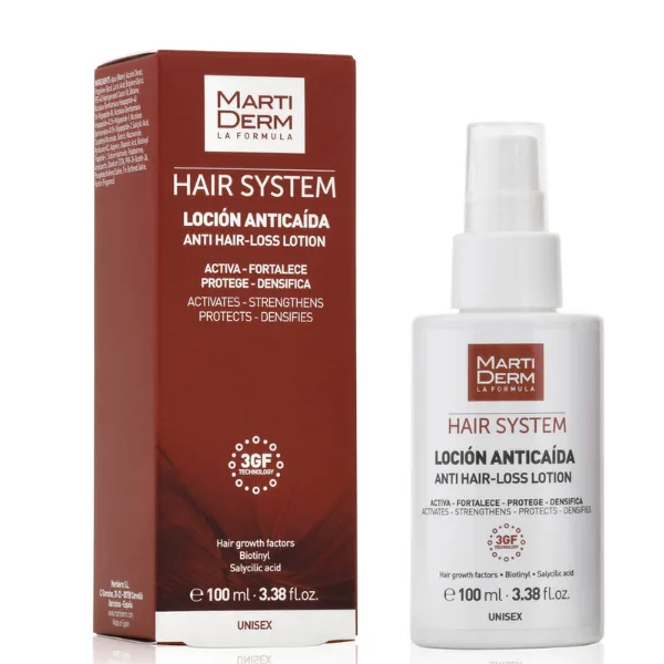 Lotiune impotriva caderii parului Hair System 3GF, Martiderm | 100 ml — preț și oferte