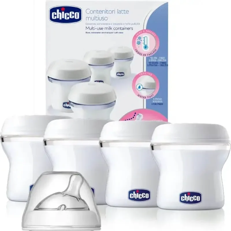 Chicco step up nou recipient pentru lapte 1 pachet 4 recipiente — preț și oferte