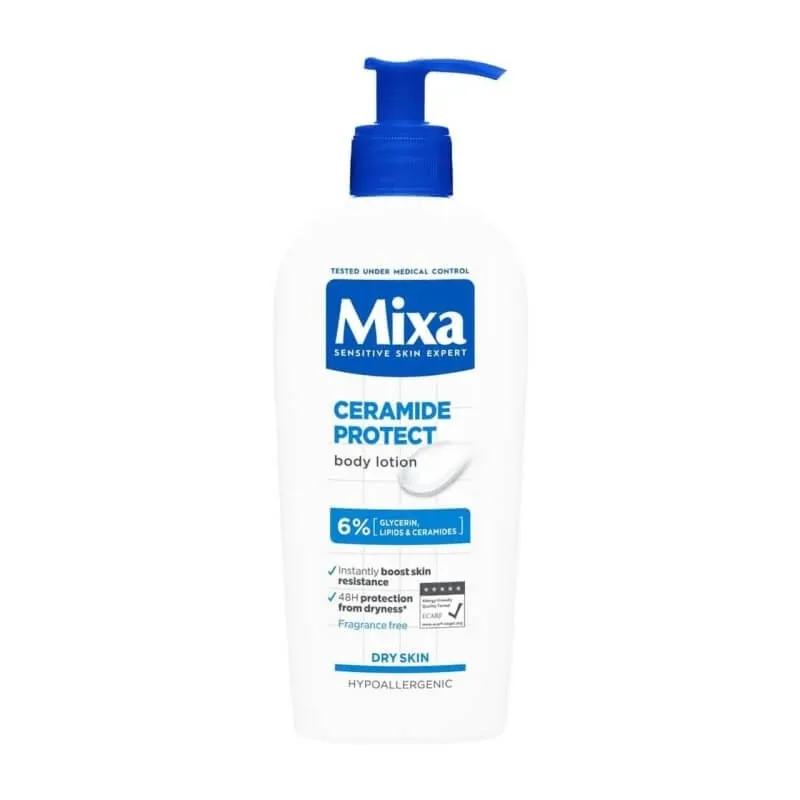 Mixa Ceramide protect - loțiune de corp piele uscată și sensibilă hidratare profundă 48 de ore fără parfum 250 ml — preț și oferte