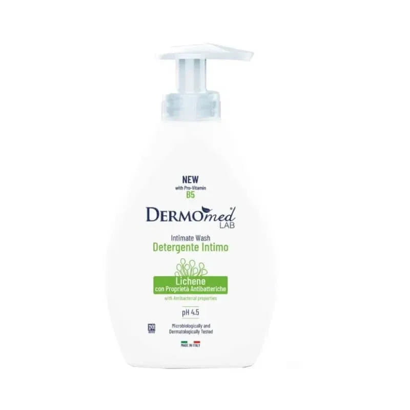 Dermomed Lichen ph 4.5 - detergent intim cu proprietăți antibacteriene 250 ml — preț și oferte