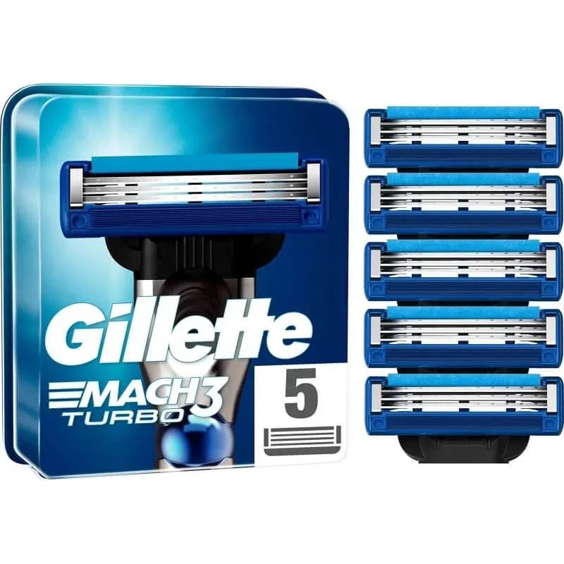 Gillette mach3 turbo - 5 lame de ras manuale — preț și oferte