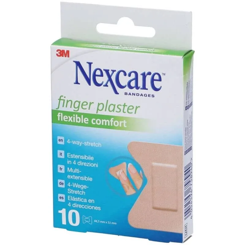 Plasturi pentru degete Nexcare confort flexibil - 10 plasturi 44.5 mm x 51 mm — preț și oferte