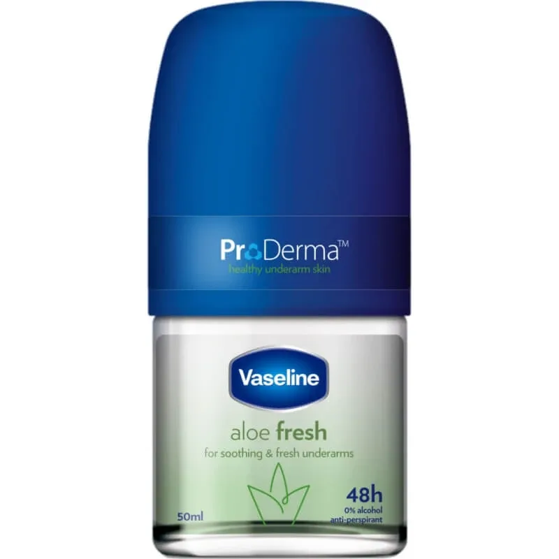 Vaseline Aloe fresh - deodorant roll-on cu aloe vera pentru piele sensibilă 50 ml — preț și oferte