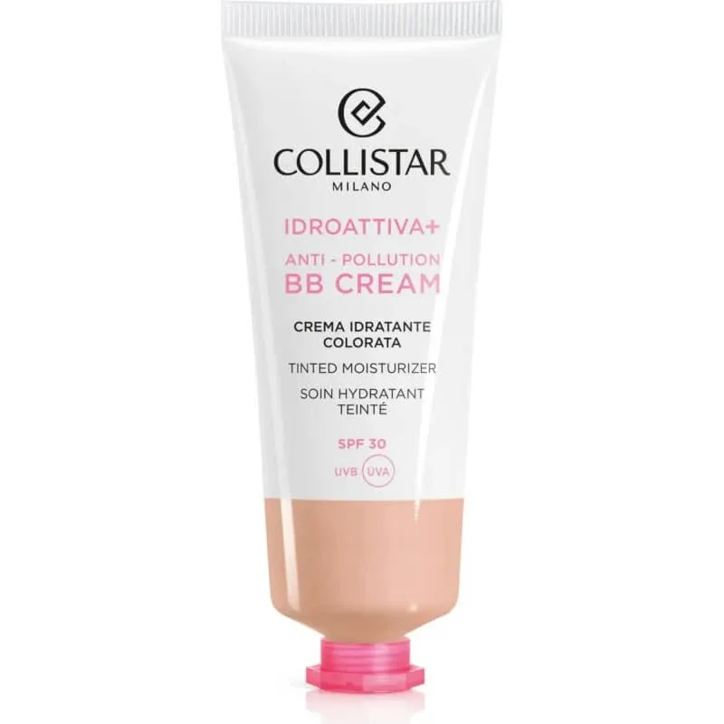 Collistar hydroactive+ anti pollution bb cream - cremă hidratantă colorată spf 30 50 ml - transparent — preț și oferte