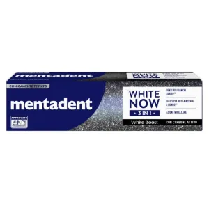 Pastă de dinți Mentadent 3 în 1 cu cărbune activ 75 ml