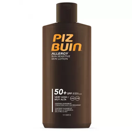 Lotiune protectie solara pentru piele sensibila SPF50+ Allergy, Piz Buin | 200 ml JOHNSON & JOHNSON — preț și oferte