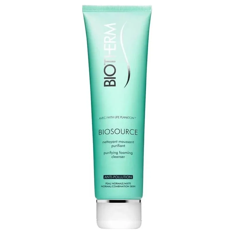 Biotherm biosource - spumă de curățare purifiantă antipoluare pentru ten normal și mixt 150 ml — preț și oferte