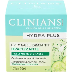 Clinians Hydra plus - gel-cremă hidratant matifiant pentru ten mixt și gras 50 ml