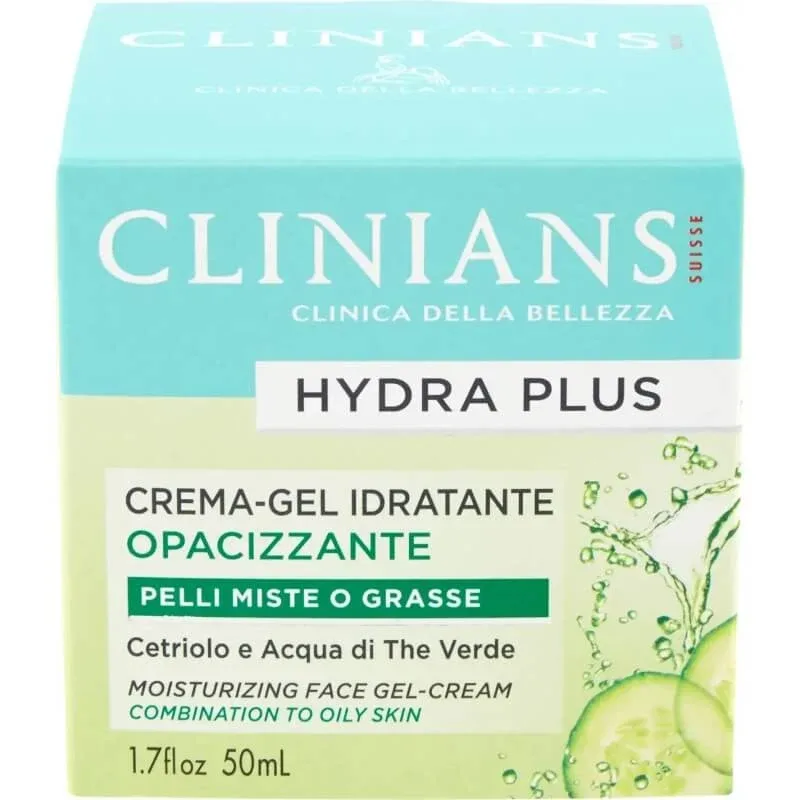 Clinians Hydra plus - gel-cremă hidratant matifiant pentru ten mixt și gras 50 ml — preț și oferte