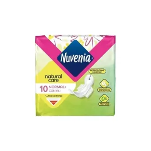 Nuvenia îngrijire naturală - 10 tampoane cu aripi