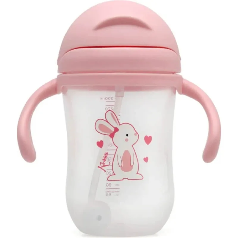 Kiokids Cupa de învățare 300 ml roz — preț și oferte