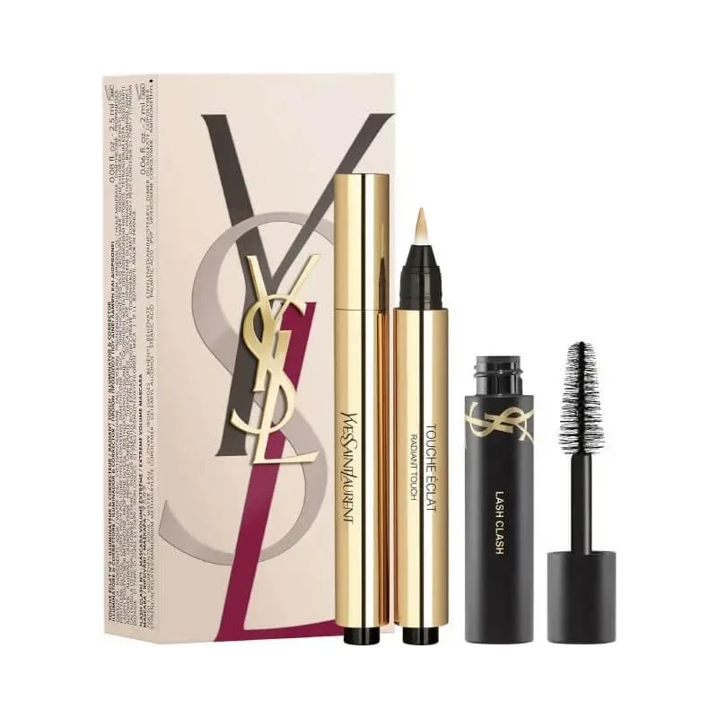 Yves saint laurent touche éclat concealer + lash clash mini mascara set — preț și oferte