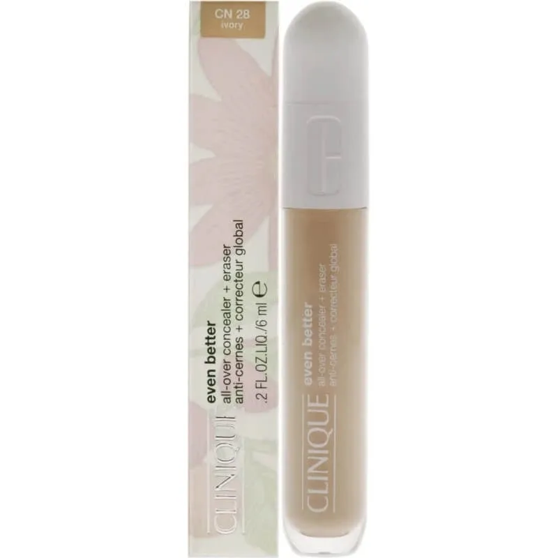 Clinique even better all-over concealer+eraser - concealer cu acoperire completă cn28 ivory — preț și oferte