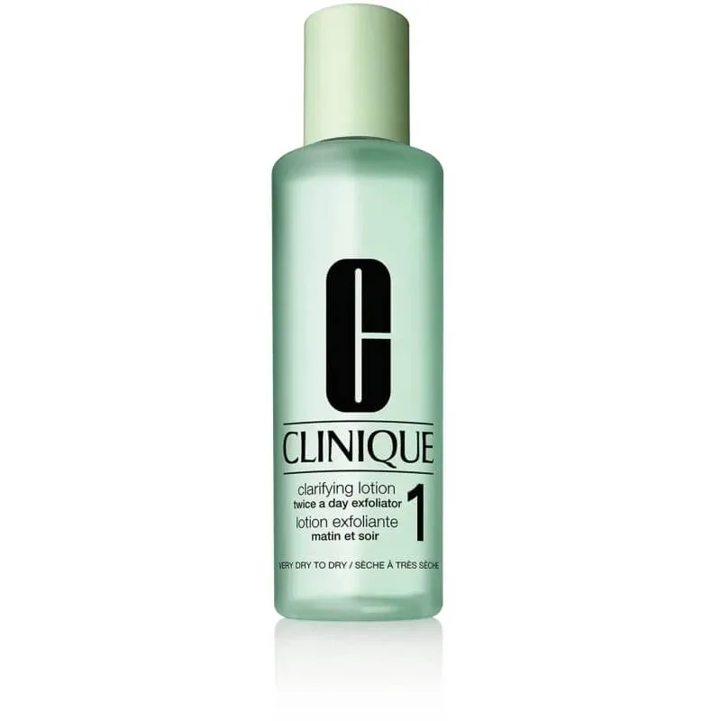 Clinique clarifying lotion 1 - loțiune exfoliantă pentru pielea foarte uscată 400 ml — preț și oferte