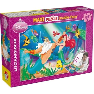 Lisciani Puzzle supermaxi sirena fata dubla - 108 piese