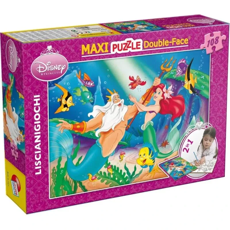 Lisciani Puzzle supermaxi sirena fata dubla - 108 piese — preț și oferte