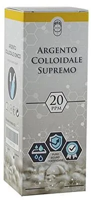 Supreme Colloidal Silver 20ppm Spray certificat cu picurător + distribuitor pentru nas + distribuitor pentru gât + distribuitor pentru piele — preț și oferte