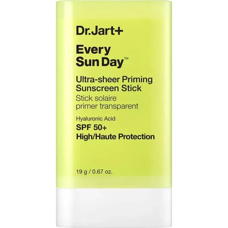Dr.jart+ Facial sun cream 50 + spf every sun day ultra-sheer priming sunscreen stick protecție foarte ridicată 19 g — preț și oferte