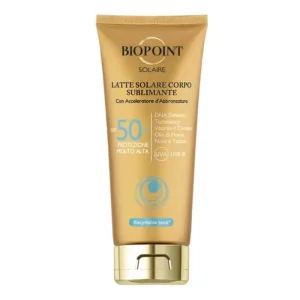 Biopoint Cremă solară 50+ spf protecție foarte ridicată lapte de corp solarium 200 ml