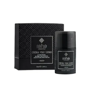Isha Cremă de față pentru bărbați cu acid hialuronic și ulei de argan 50 ml
