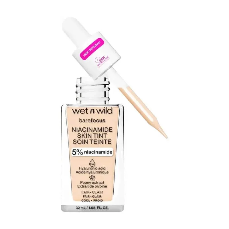 Wet n wild Bare focus - fond de ten cu niacinamidă - deschis — preț și oferte