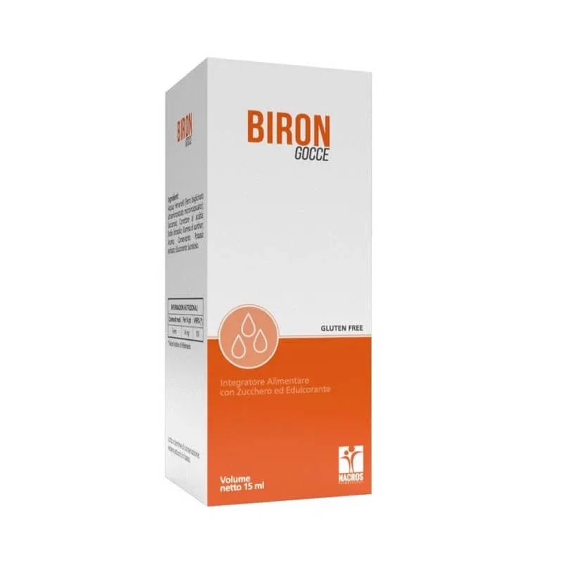 Biron drops 15 ml - supliment pentru bunăstarea generală — preț și oferte