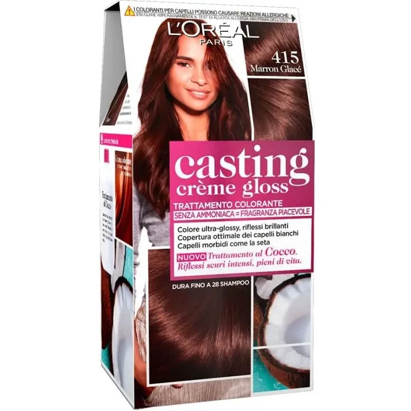 L'oreal paris Casting creme gloss culoare de păr fără amoniac n415 maron glace' L'Oréal Paris — preț și oferte