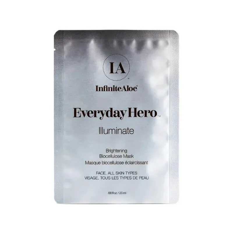 Infinite aloe Everyday hero - mască de față iluminatoare 20 ml — preț și oferte