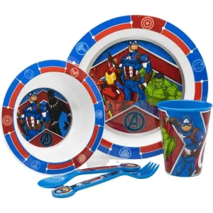 Set de veselă Stor din 5 piese cu decorațiuni Avengers